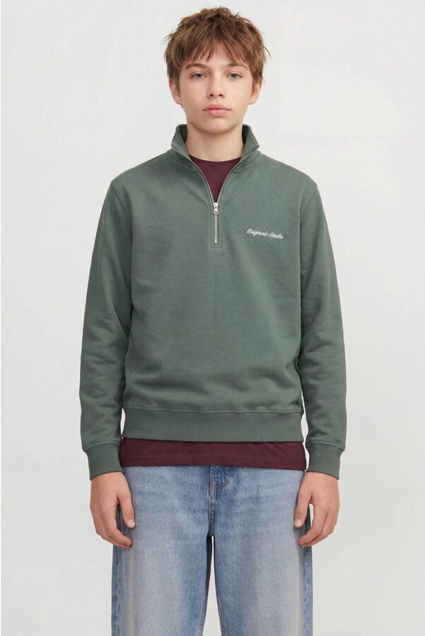 JACK & JONES JUNIOR sweater groen