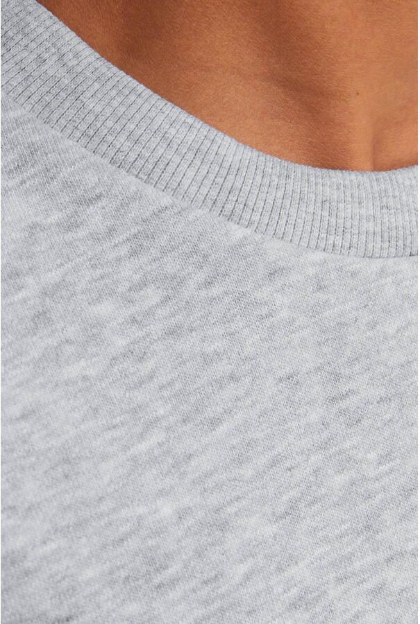 Jack & jones JUNIOR sweater JJEBRADLEY grijs melange Effen 152