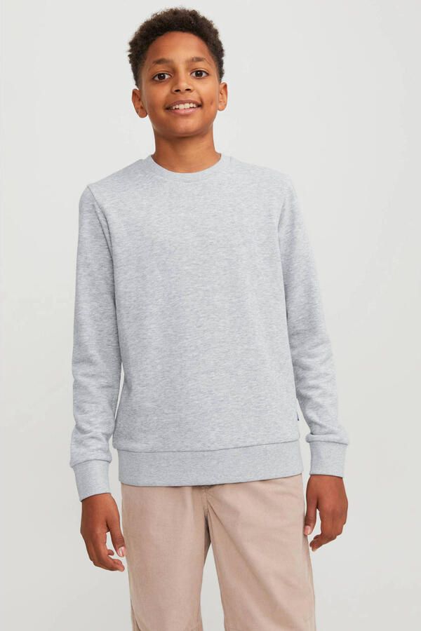 Jack & jones JUNIOR sweater JJEBRADLEY grijs melange Effen 152 - Foto 2