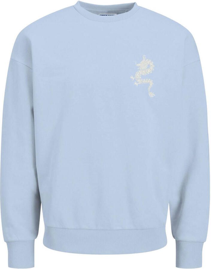 Jack & jones Comfort fit sweatshirt met statementprint - Foto 2