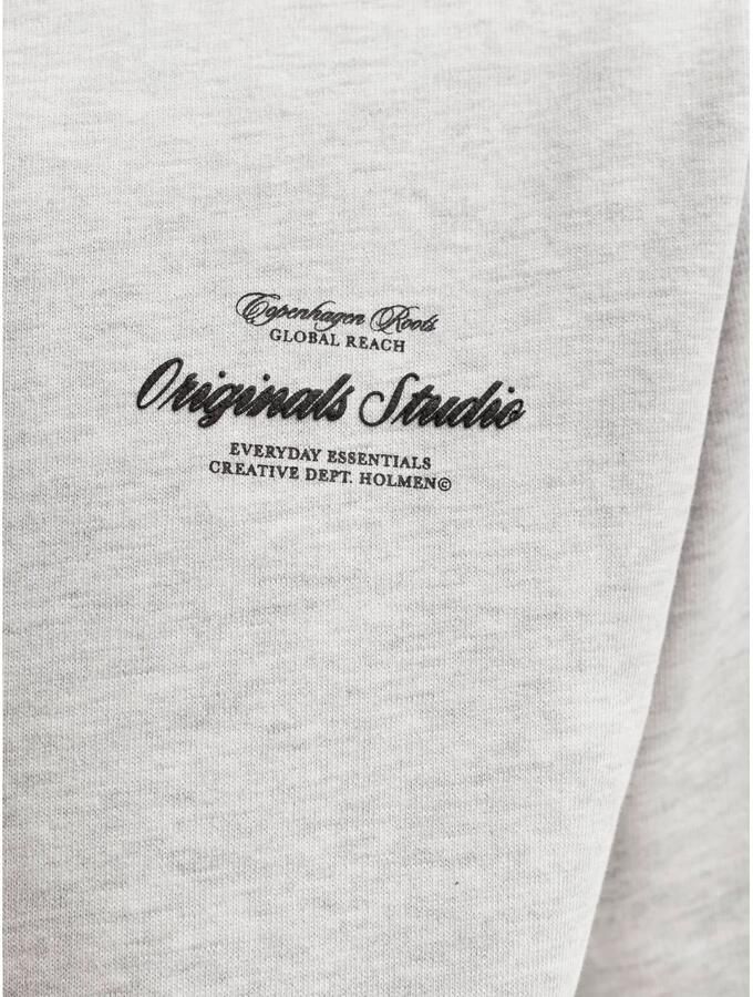 JACK & JONES JUNIOR sweater met backprint grijs - Foto 2