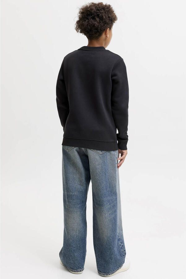 JACK & JONES JUNIOR sweater met logo zwart - Foto 3