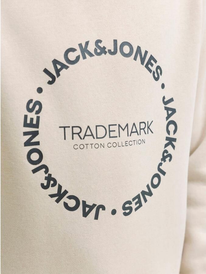 JACK & JONES JUNIOR sweater met tekst beige - Foto 2