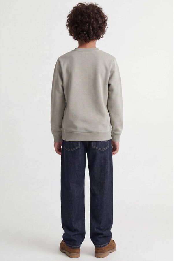 JACK & JONES JUNIOR sweater met tekst groen Tekst - Foto 2