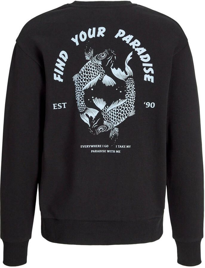 Jack & jones Comfort fit sweatshirt met statementprint - Foto 3