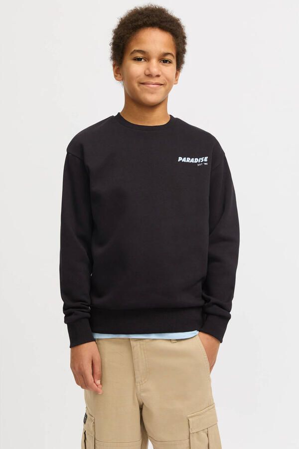 Jack & jones Comfort fit sweatshirt met statementprint - Foto 2