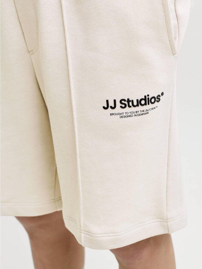 JACK & JONES JUNIOR sweatshort beige Korte broek Logo - Foto 2