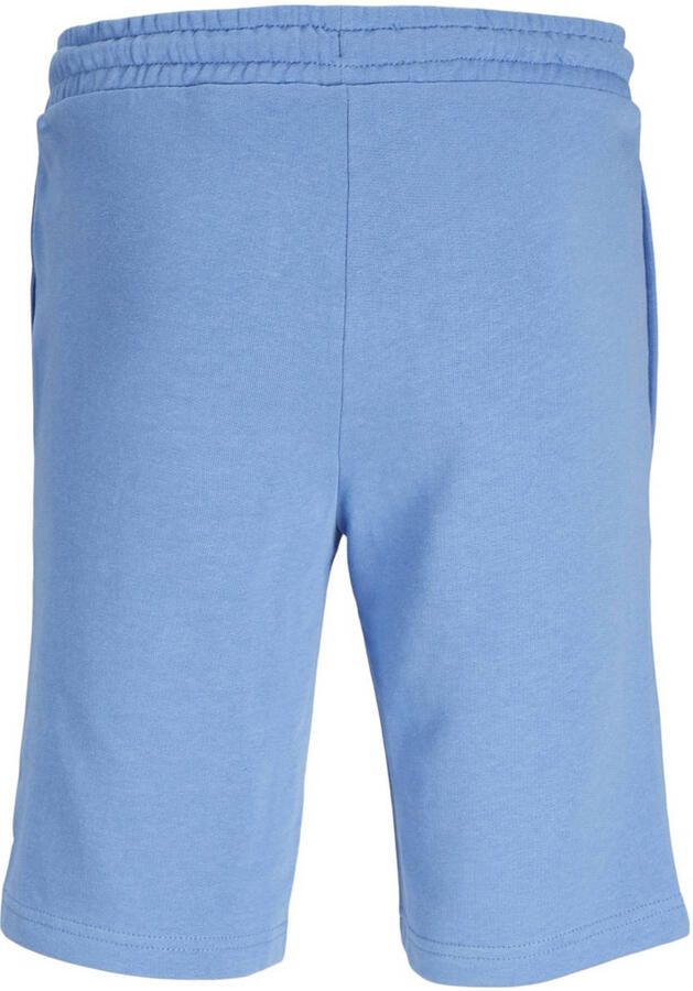 Jack & jones JUNIOR sweatshort JPSTKAPPER met logo lichtblauw Korte broek 176 - Foto 3