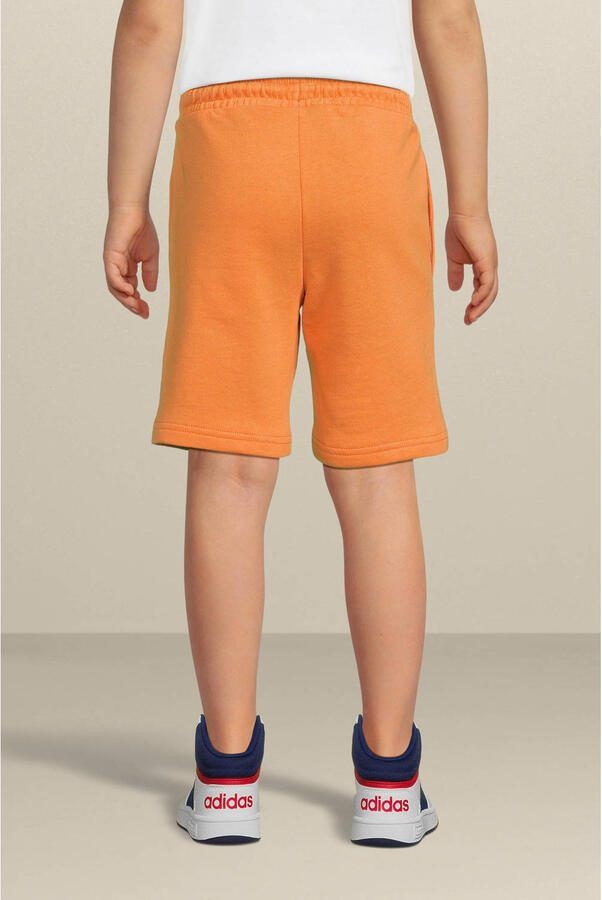 Jack & jones JUNIOR sweatshort JPSTKAPPER met logo lichtoranje Korte broek 128 - Foto 3