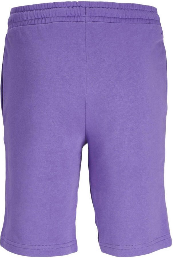 Jack & jones JUNIOR sweatshort JPSTKAPPER met logo paars Korte broek Logo 176