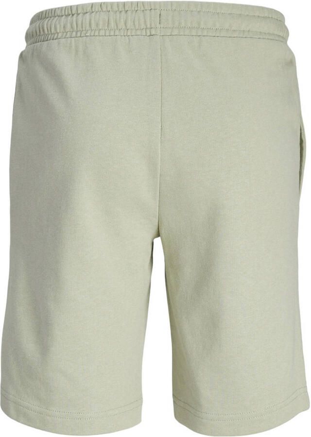 Jack & jones JUNIOR sweatshort JPSTKAPPER met logo saliegroen Korte broek 176 - Foto 4