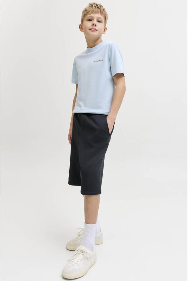 Jack & jones Sweatshorts met elastische band en steekzakken - Foto 2