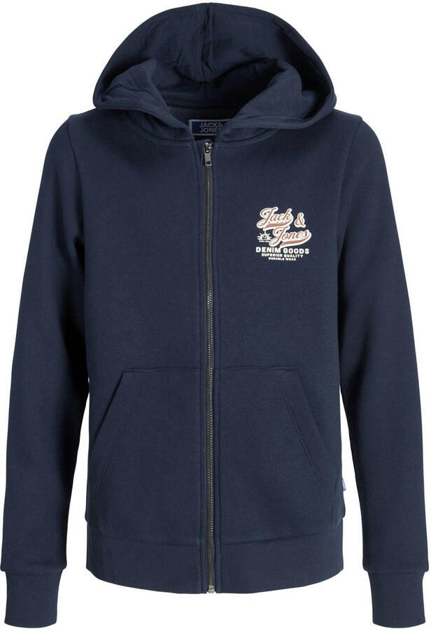 Jack & Jones Junior Hoodie JJELOGO SWEAT ZIPHOOD 2COL AW25 NOOS JNR