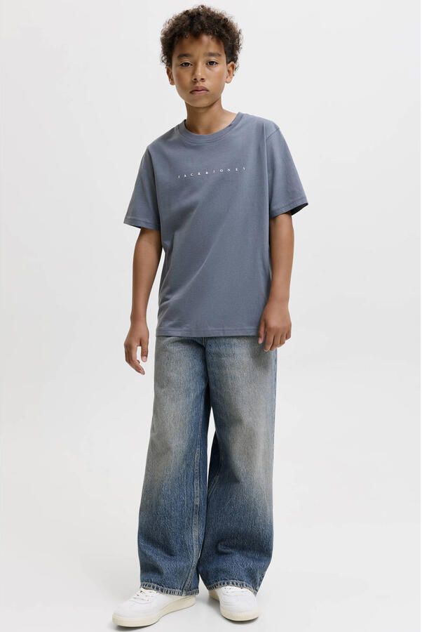JACK & JONES JUNIOR T-shirt antraciet Grijs Jongens Katoen Ronde hals - Foto 2