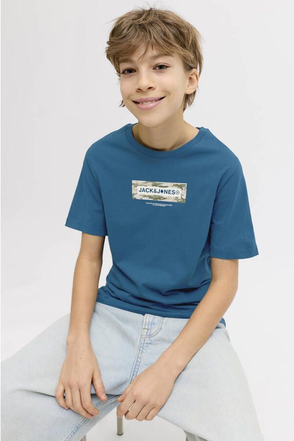 JACK & JONES JUNIOR T-shirt blauw - Foto 2