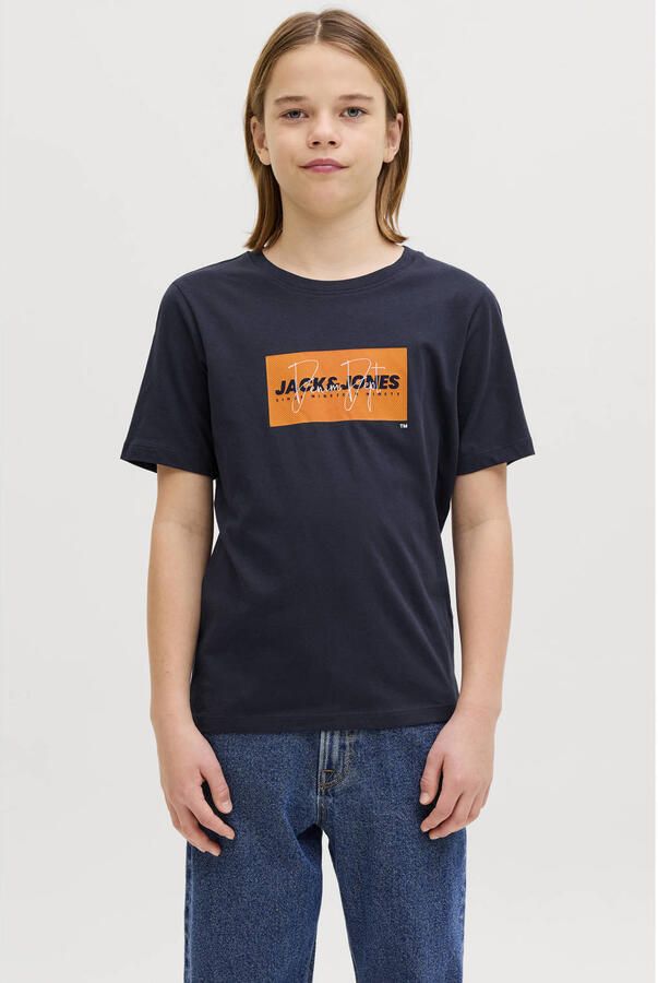 JACK & JONES JUNIOR T-shirt donkerblauw