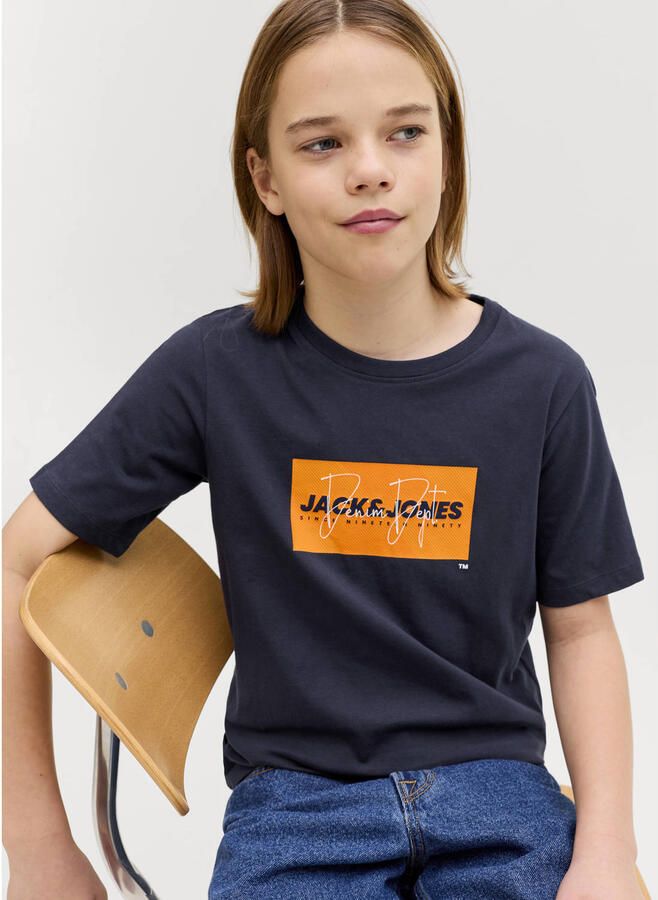 JACK & JONES JUNIOR T-shirt donkerblauw - Foto 2
