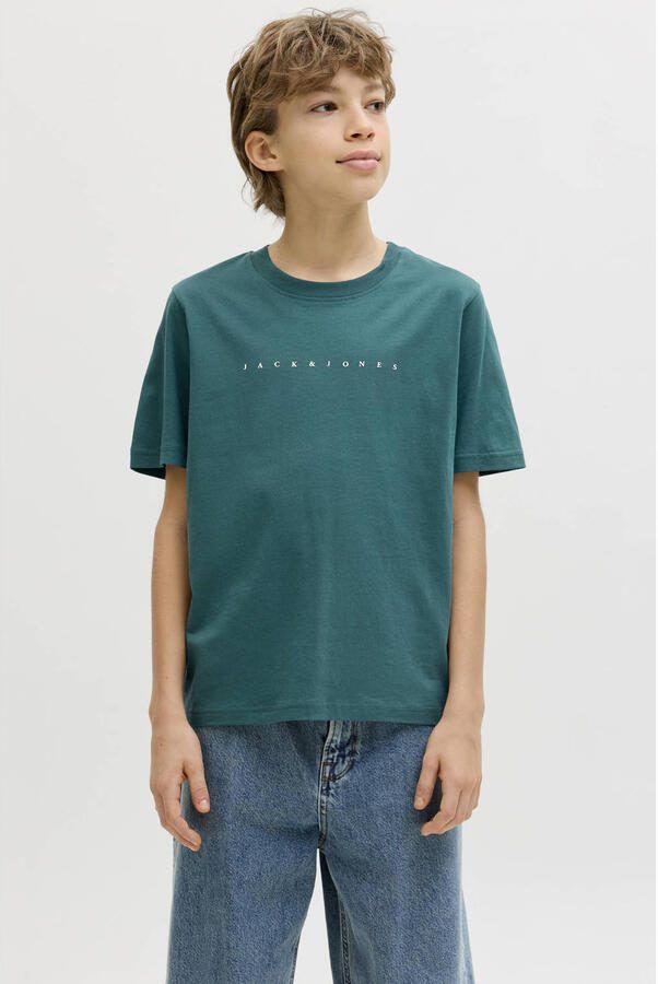 JACK & JONES JUNIOR T-shirt donkergroen