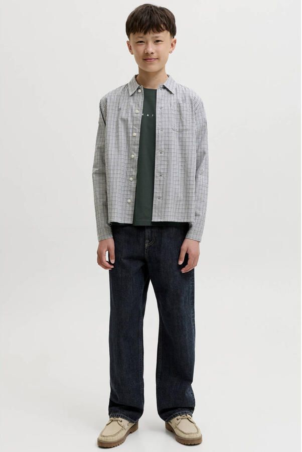 JACK & JONES JUNIOR T-shirt donkergroen - Foto 3