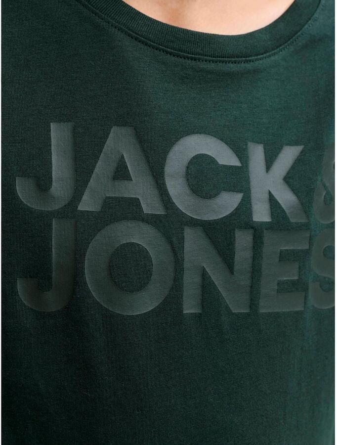 JACK & JONES JUNIOR T-shirt donkergroen - Foto 2