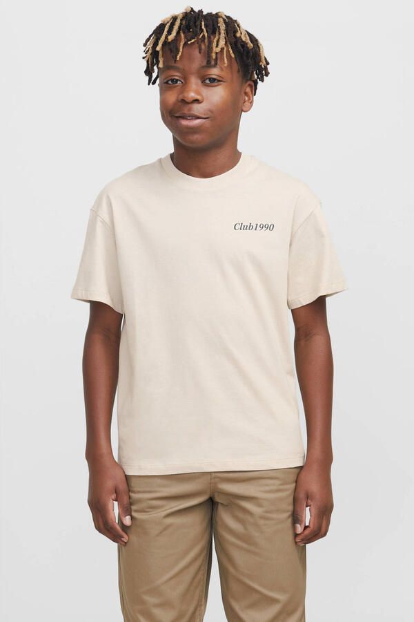 Jack & Jones Junior Shirt met ronde hals JJEBRADLEY GRAPHIC TEE SS O-NECK JNR