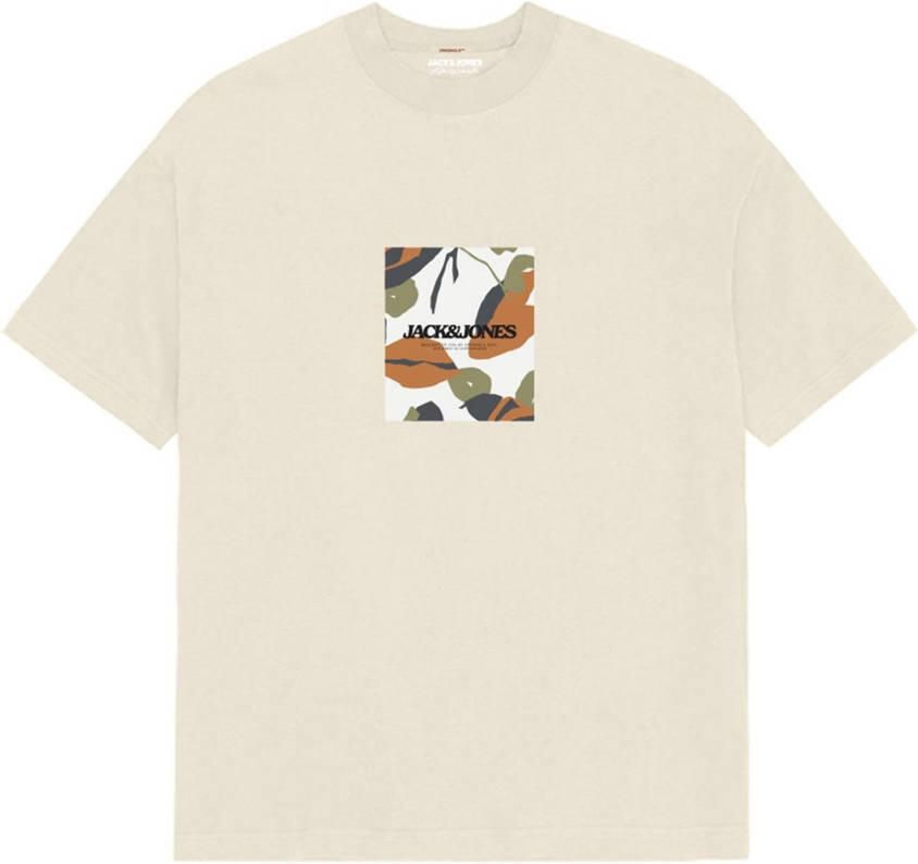 Jack & jones T-shirt met labelprint model 'TAVIRA'