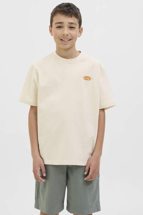 Jack & jones T-shirt met labelstitching model 'TAVIRA'