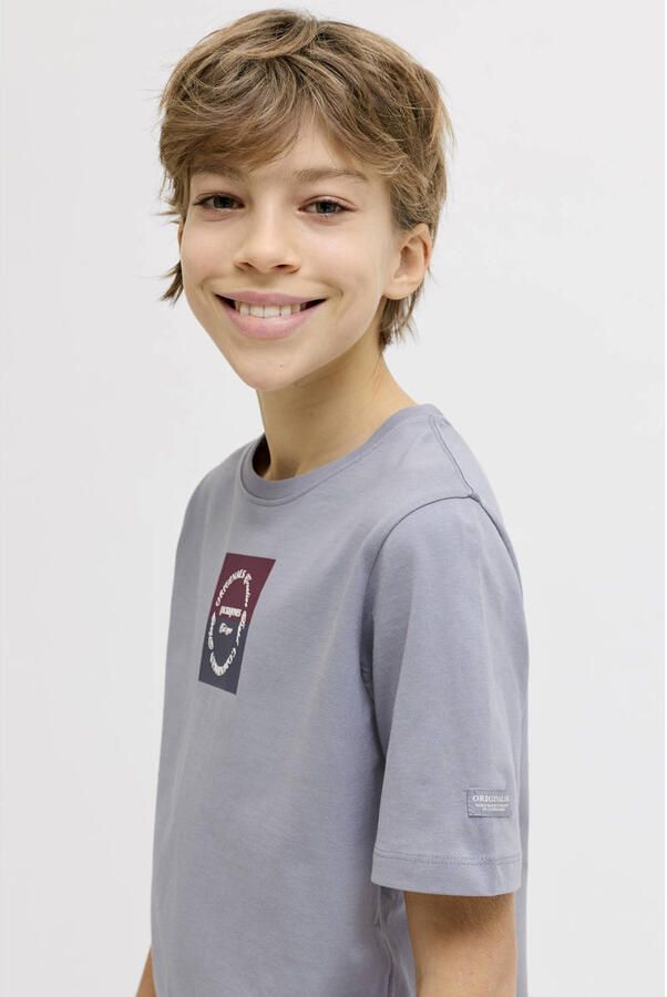 JACK & JONES JUNIOR T-shirt grijs - Foto 2