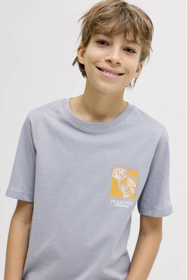 JACK & JONES JUNIOR T-shirt grijsblauw - Foto 3
