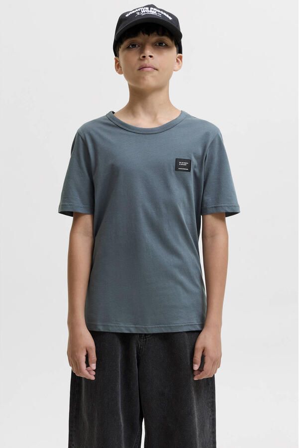 JACK & JONES JUNIOR T-shirt grijsblauw