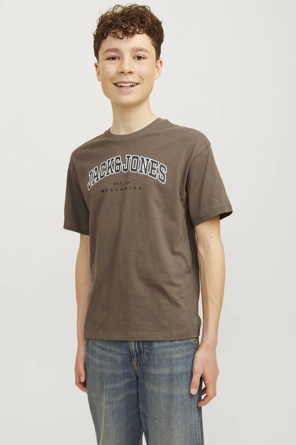 Jack & jones T-shirt met labelprint model 'CALEB'