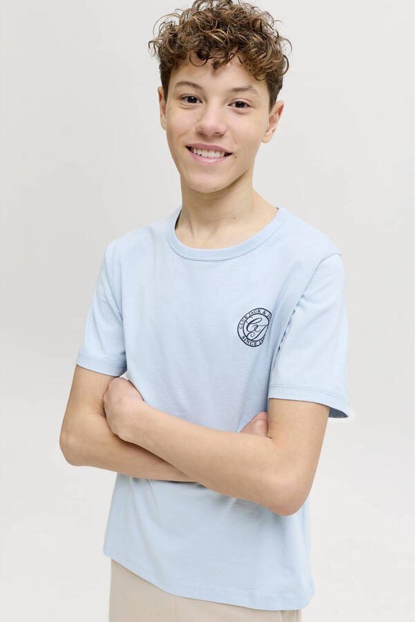 JACK & JONES JUNIOR T-shirt lichtblauw