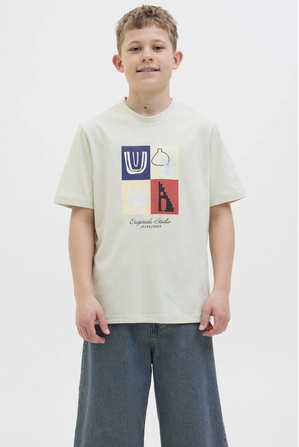 Jack & jones Originals Canggu Front Branding Crew Shirt Junior - Foto 2