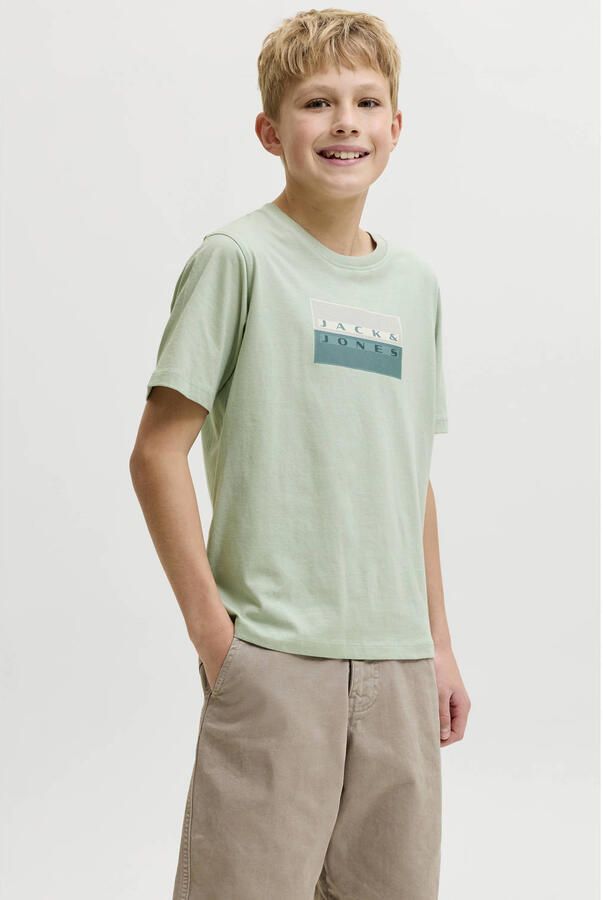 JACK & JONES JUNIOR T-shirt lichtgroen