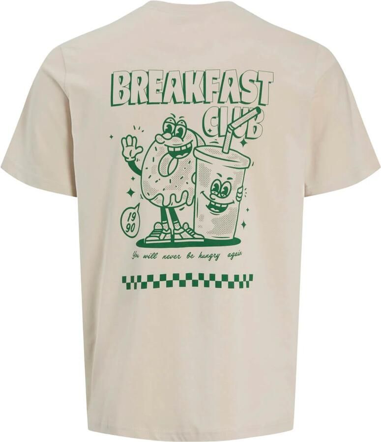JACK & JONES JUNIOR T-shirt met backprint beige - Foto 2