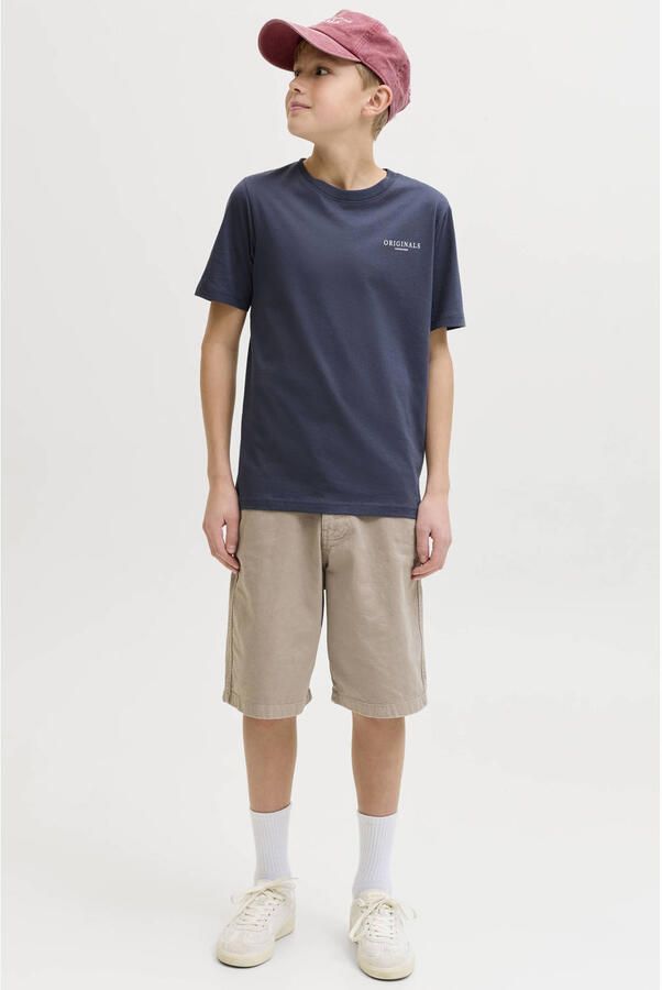 JACK & JONES JUNIOR T-shirt met backprint blauw - Foto 3
