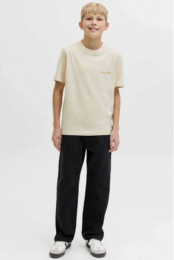 JACK & JONES JUNIOR T-shirt met backprint ecru - Foto 2