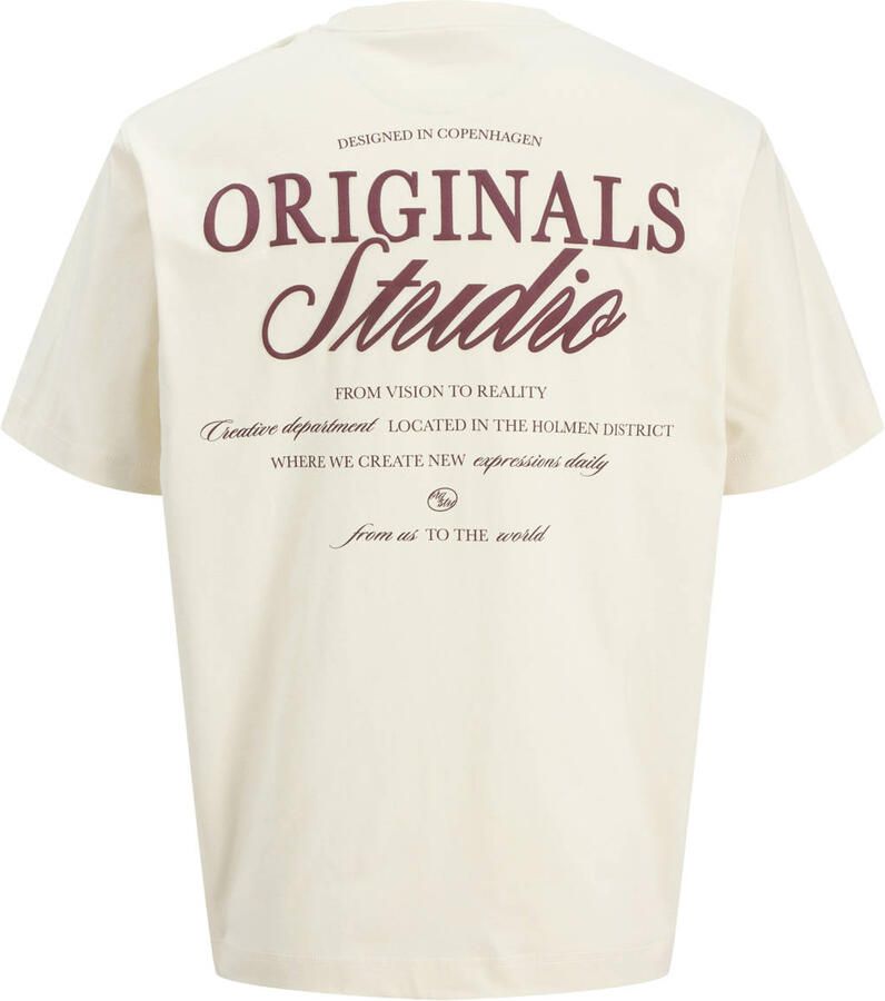 JACK & JONES JUNIOR T-shirt met backprint ecru - Foto 2