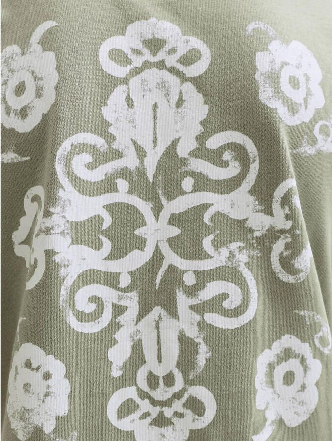 JACK & JONES JUNIOR T-shirt met backprint groen - Foto 2