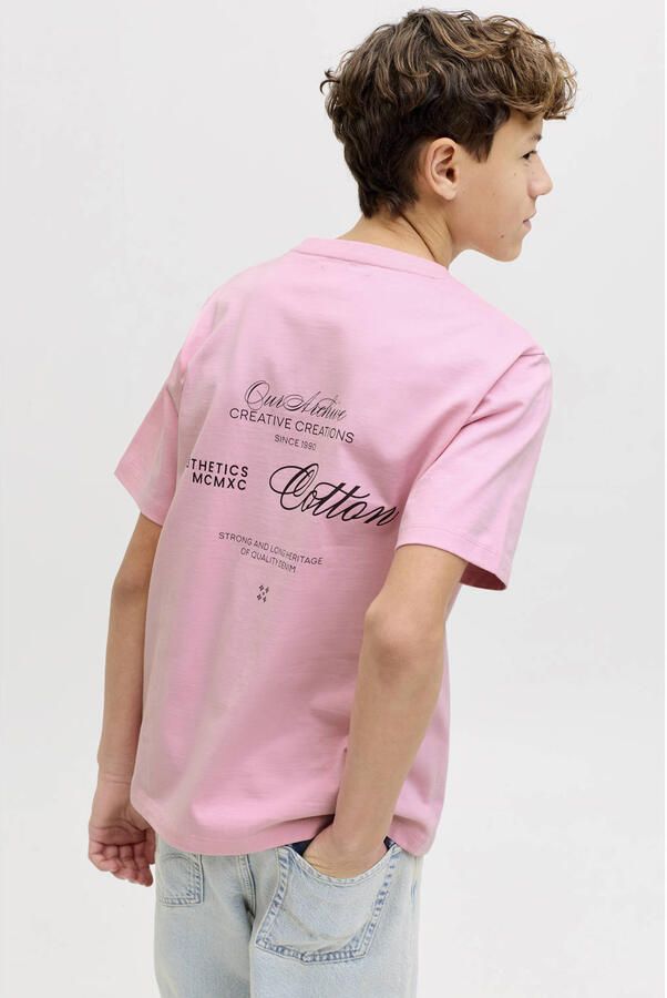 Jack & jones T-shirt met labelprint Model 'ROAR' - Foto 3