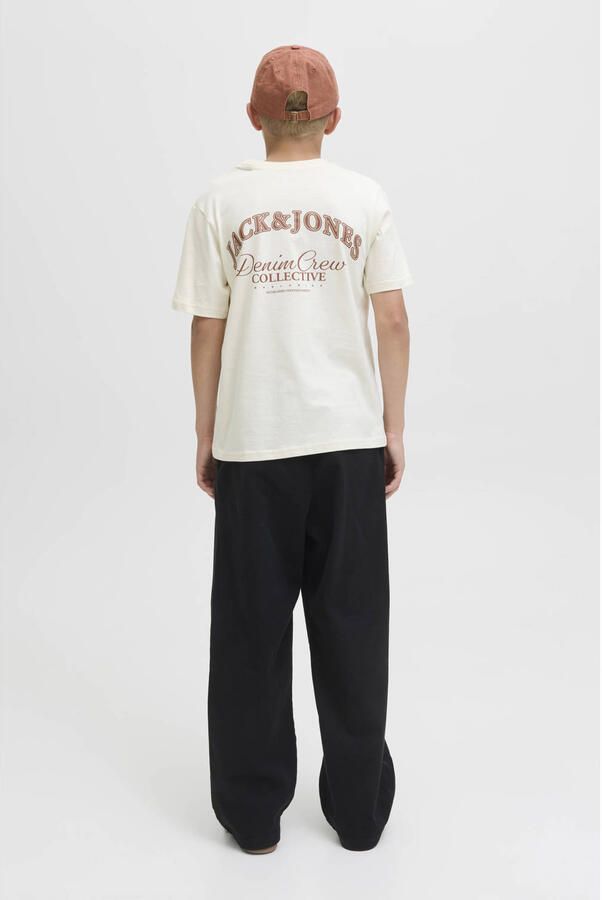 Jack & Jones Junior T-shirt JJEBRANDES BACKP RELAXED TEE SS SN JNR
