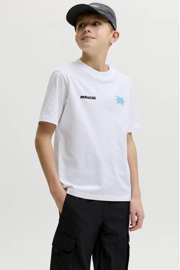 Jack & jones T-shirt met motiefprint op de achterkant
