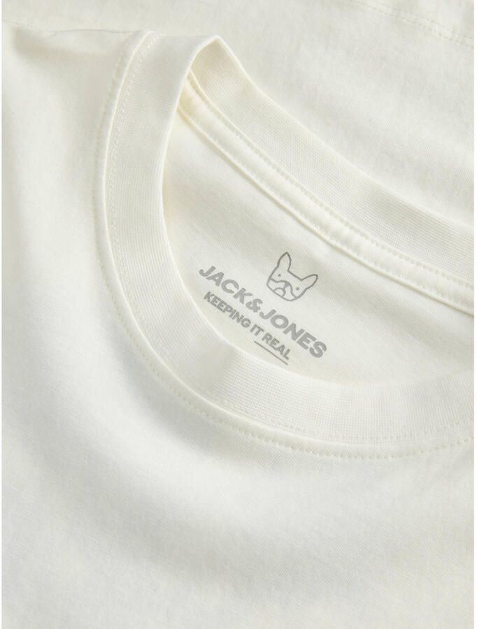 JACK & JONES JUNIOR T-shirt met backprint wit - Foto 3