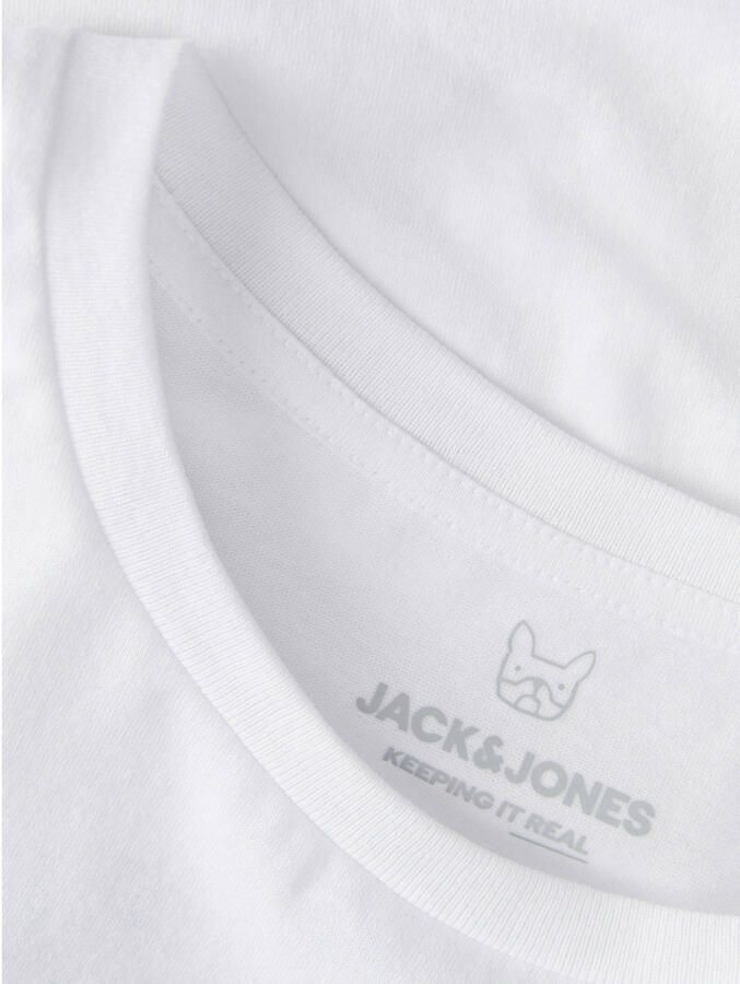 JACK & JONES JUNIOR T-shirt met backprint wit - Foto 3