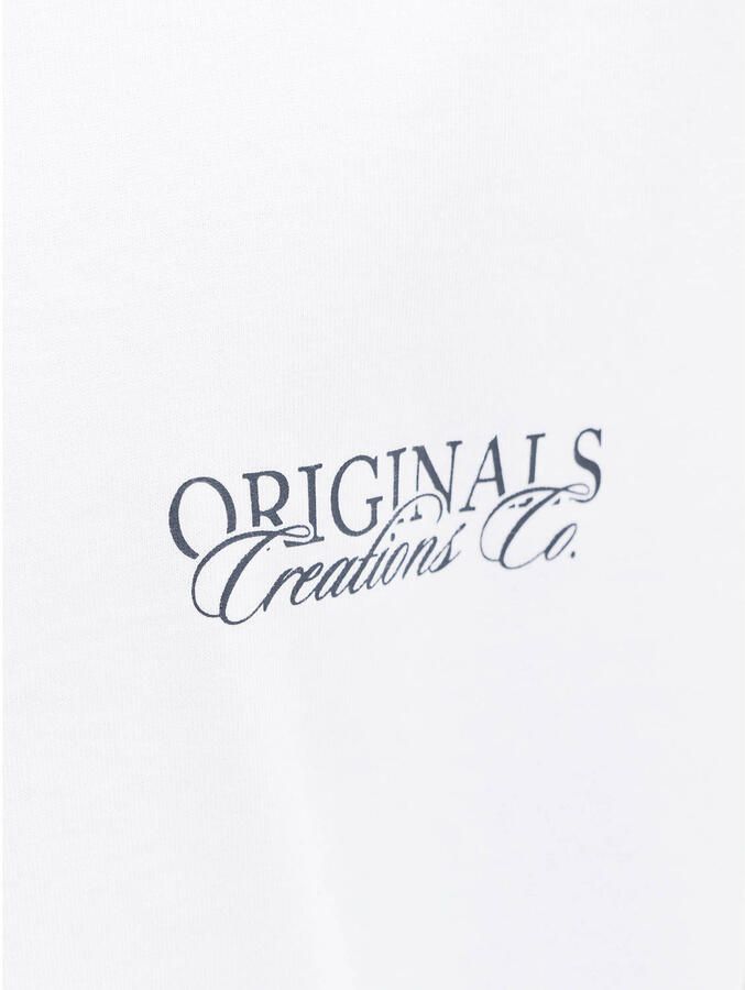 JACK & JONES JUNIOR T-shirt met backprint wit - Foto 2