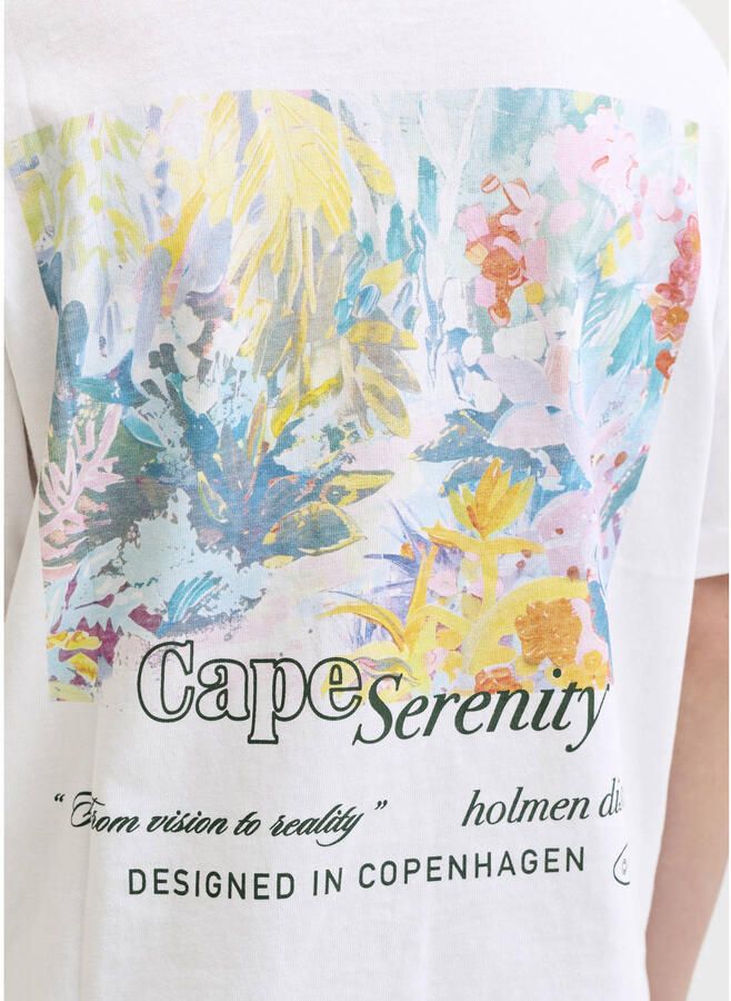 JACK & JONES JUNIOR T-shirt met backprint wit - Foto 2