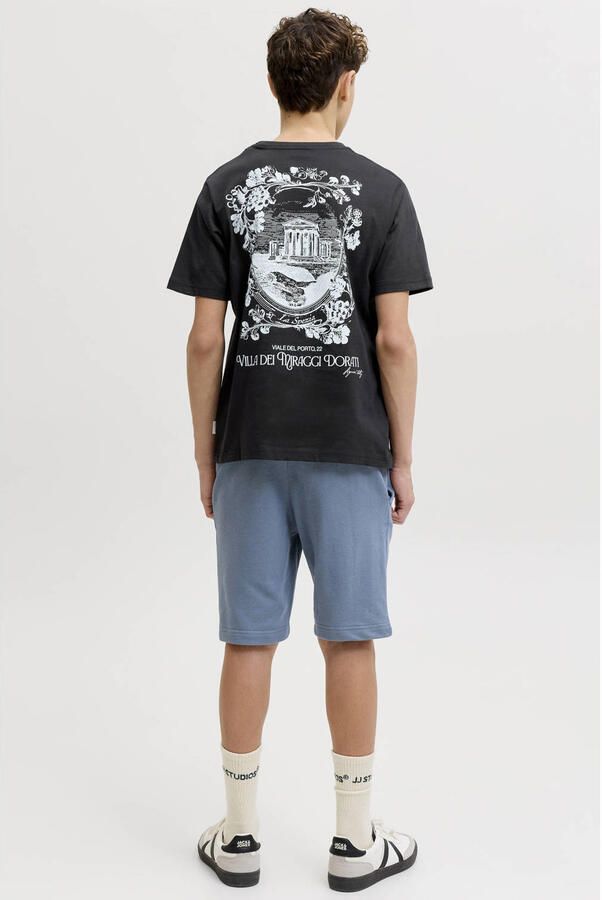JACK & JONES JUNIOR T-shirt met backprint zwart - Foto 2