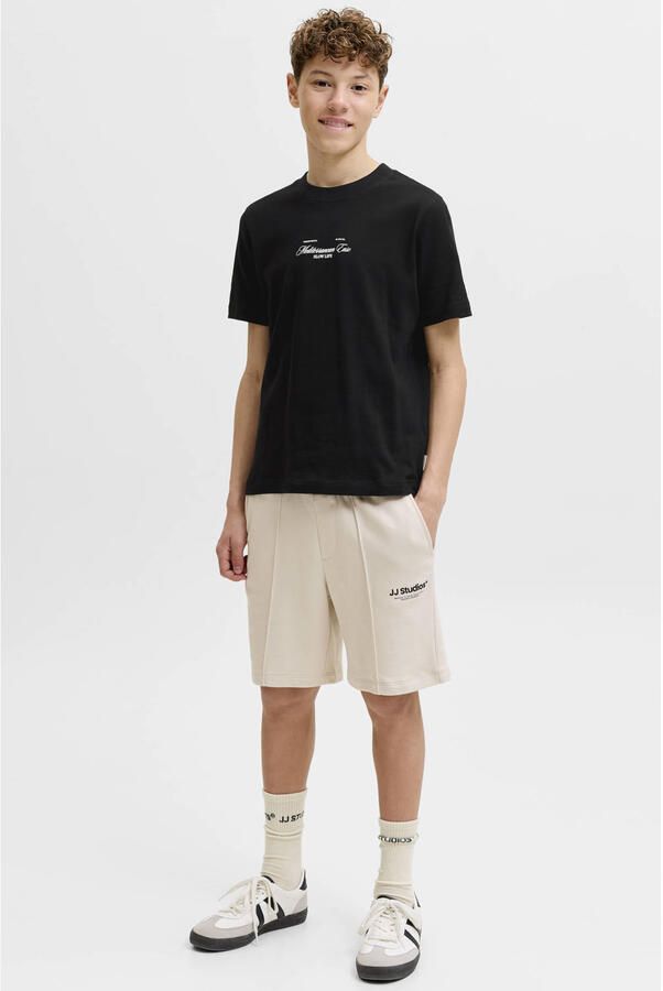 JACK & JONES JUNIOR T-shirt met backprint zwart - Foto 2