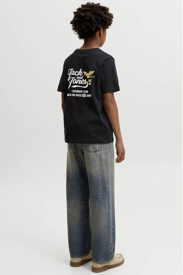 JACK & JONES JUNIOR T-shirt met backprint zwart - Foto 2