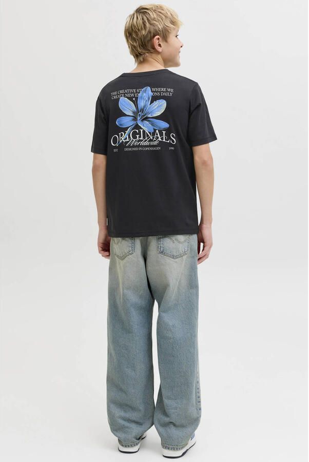 JACK & JONES JUNIOR T-shirt met backprint zwart - Foto 2